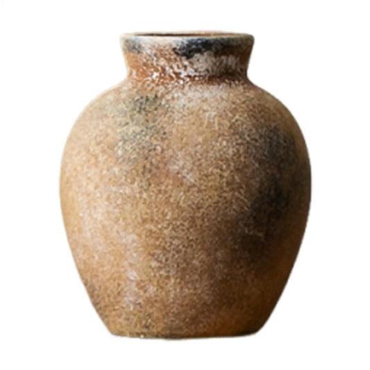 Vase en céramique rustique | Planteur Wabi Sabi