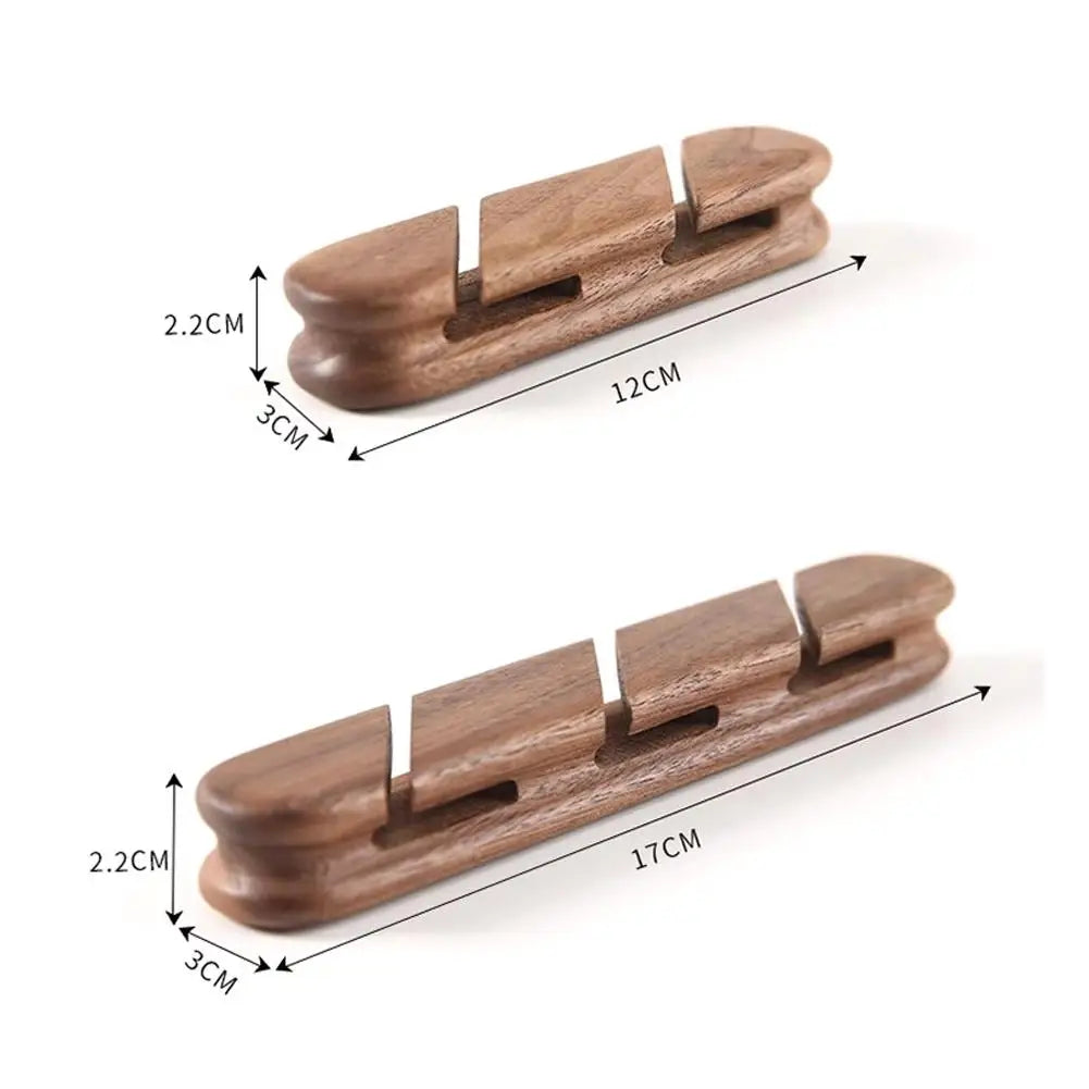 Organisateur en bois massif | Hêtre et noyer naturels